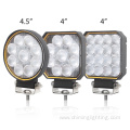 1 Pair 24V 12V Spot Led Work Light Tractor Trailers Led Headlight 4 Inch 25W Led Truck Light